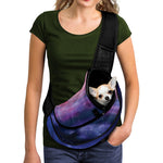 Spiral Milky Way Print Pet Sling Carrier