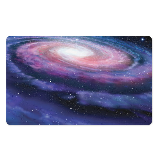 Spiral Milky Way Print Polyester Doormat