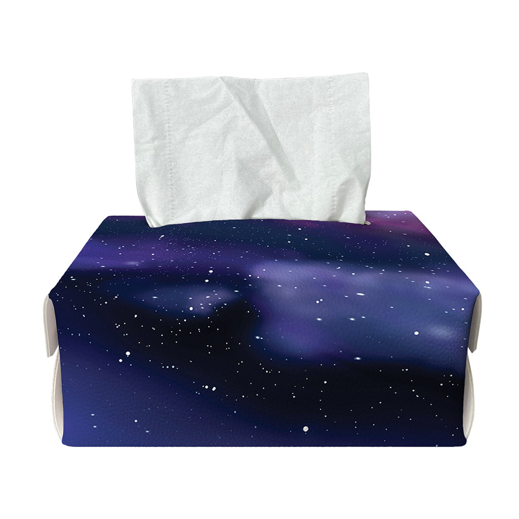 Spiral Milky Way Print Rectangle Tissue Box Cover