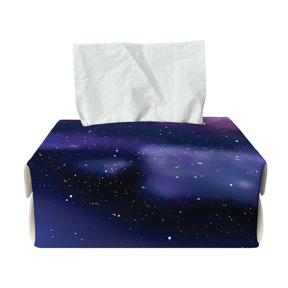 Spiral Milky Way Print Rectangle Tissue Box Cover