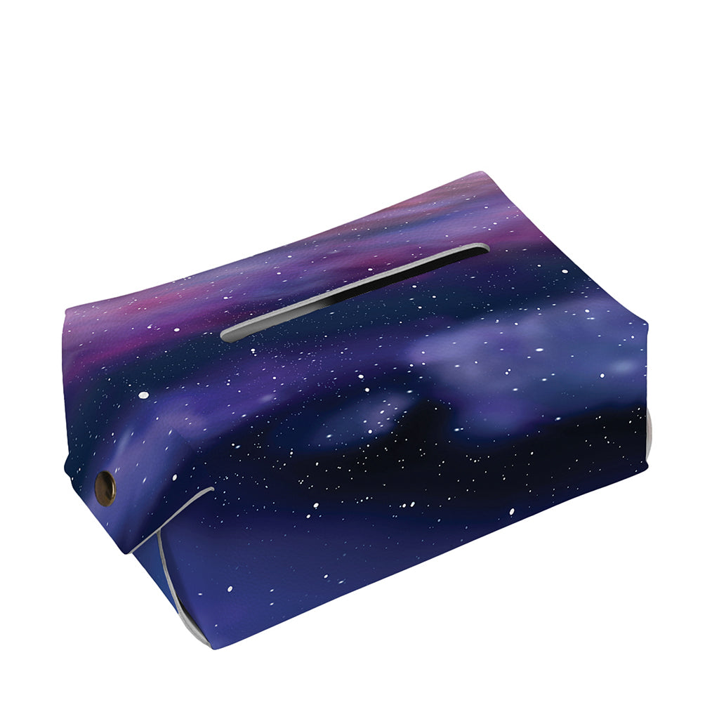 Spiral Milky Way Print Rectangle Tissue Box Cover
