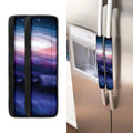 Spiral Milky Way Print Refrigerator Handle Covers