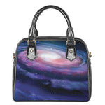 Spiral Milky Way Print Shoulder Handbag
