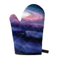 Spiral Milky Way Print Single Oven Mitt