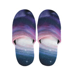 Spiral Milky Way Print Slippers
