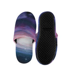 Spiral Milky Way Print Slippers