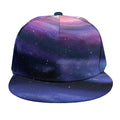 Spiral Milky Way Print Snapback Cap