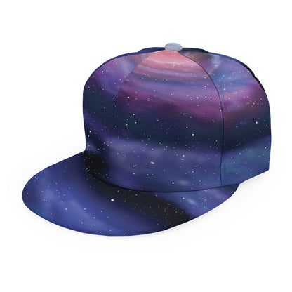 Spiral Milky Way Print Snapback Cap