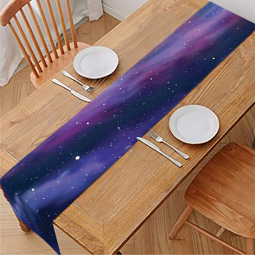 Spiral Milky Way Print Table Runner