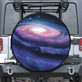 Spiral Milky Way Print Tire Cover