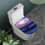 Spiral Milky Way Print Toilet Lid Cover