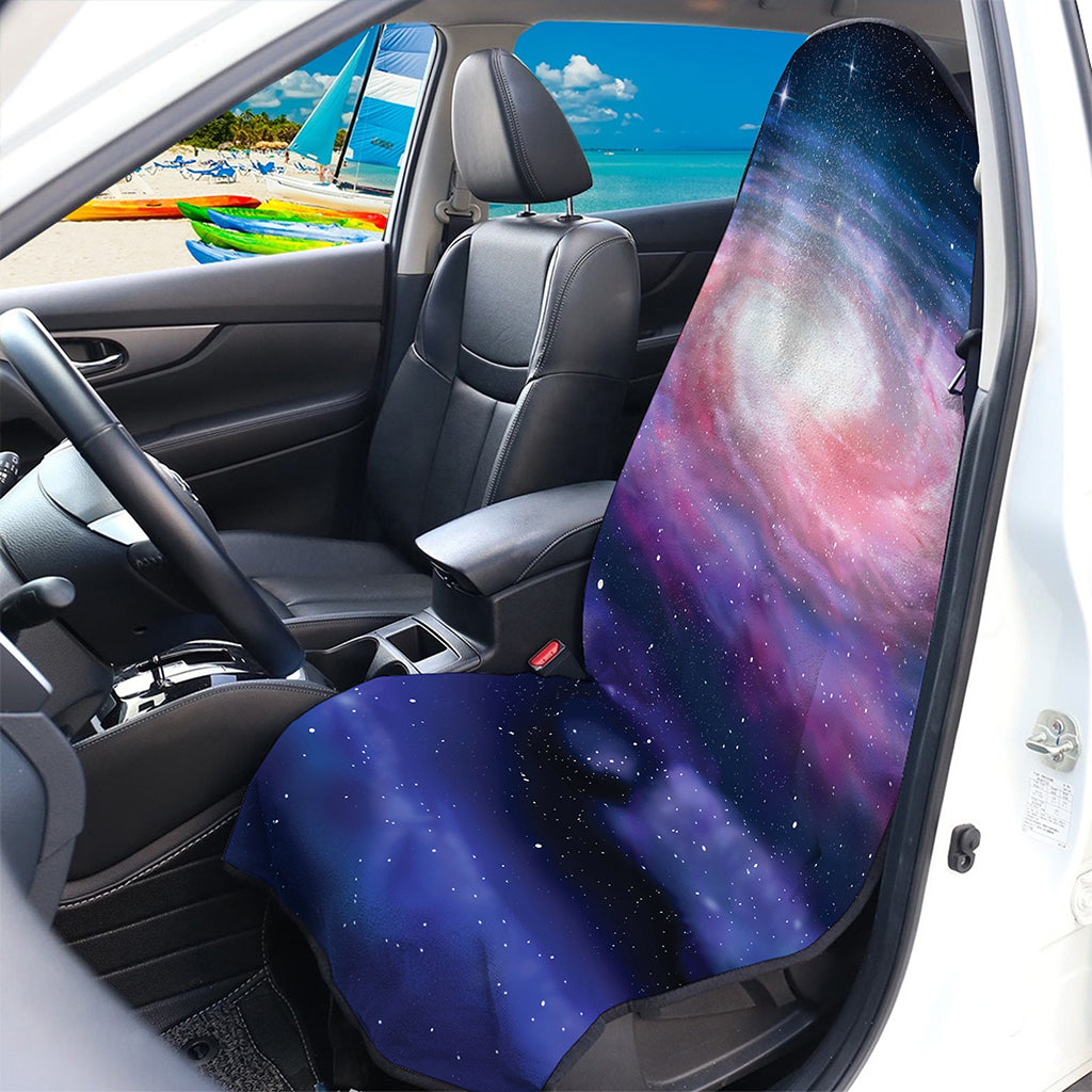 Spiral Milky Way Print Waterproof Car Seat Cover