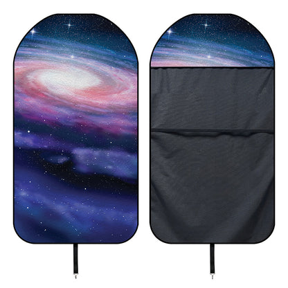 Spiral Milky Way Print Waterproof Car Seat Cover