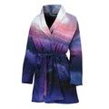Spiral Milky Way Print Women's Bathrobe