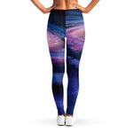 Spiral Milky Way Print Women's Leggings