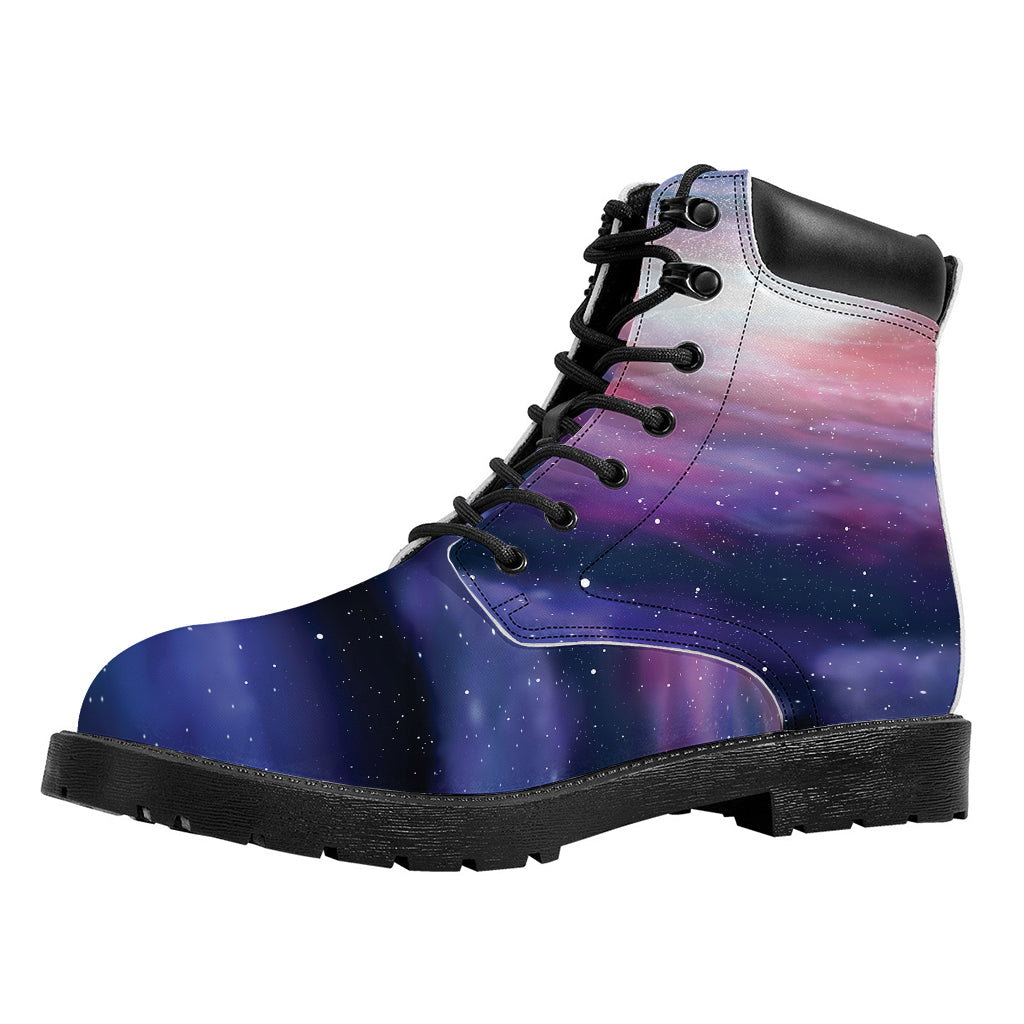 Spiral Milky Way Print Work Boots