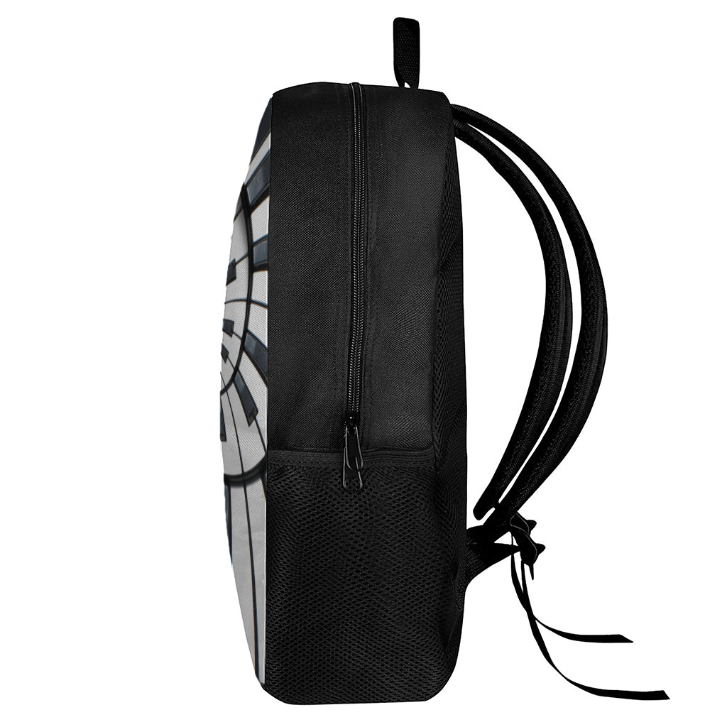 Spiral Piano Keyboard Print 17 Inch Backpack