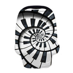Spiral Piano Keyboard Print Baby Seat Cover