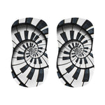 Spiral Piano Keyboard Print Bar Stool Covers