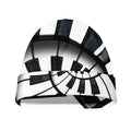 Spiral Piano Keyboard Print Beanie