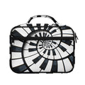 Spiral Piano Keyboard Print Briefcase Bible Bag