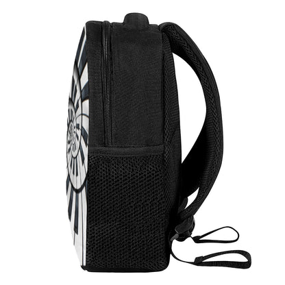 Spiral Piano Keyboard Print Casual Backpack
