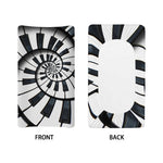 Spiral Piano Keyboard Print Changing Pad Cover