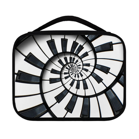 Spiral Piano Keyboard Print Classic Bible Case