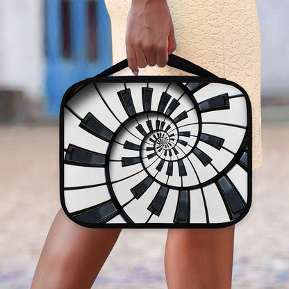Spiral Piano Keyboard Print Classic Bible Case