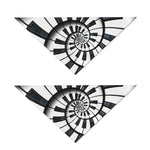 Spiral Piano Keyboard Print Dog Bandana