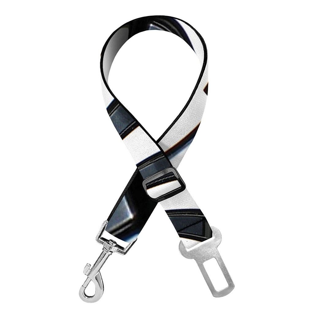 Spiral Piano Keyboard Print Dog Seat Belt
