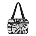 Spiral Piano Keyboard Print Double Strap Bible Bag