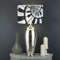 Spiral Piano Keyboard Print Drum Lamp Shade