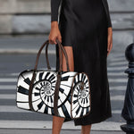 Spiral Piano Keyboard Print Duffle Bag