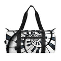 Spiral Piano Keyboard Print Gym Bag