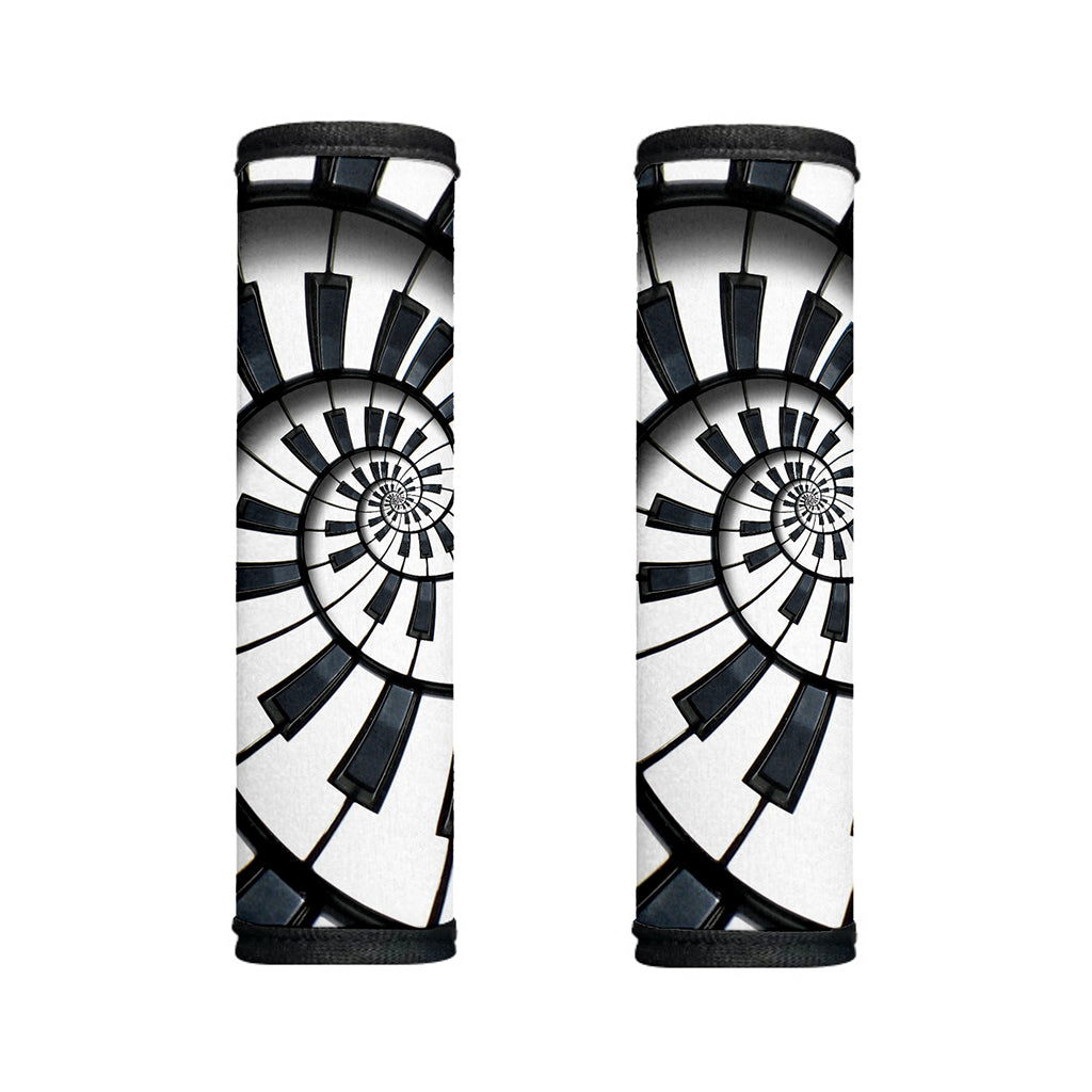 Spiral Piano Keyboard Print Handle Covers