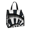 Spiral Piano Keyboard Print Insulated Lunch Tote