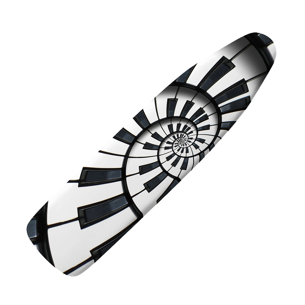 Spiral Piano Keyboard Print Ironing Board Cover