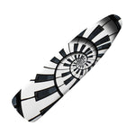 Spiral Piano Keyboard Print Ironing Board Cover
