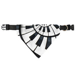 Spiral Piano Keyboard Print Over The Collar Dog Bandana