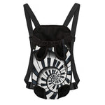 Spiral Piano Keyboard Print Pet Carrier Backpack