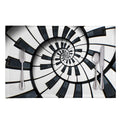 Spiral Piano Keyboard Print Placemat
