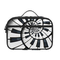 Spiral Piano Keyboard Print Portable Lunch Bag