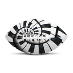 Spiral Piano Keyboard Print Rugby Ball