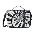 Spiral Piano Keyboard Print Shoulder Strap Bible Bag