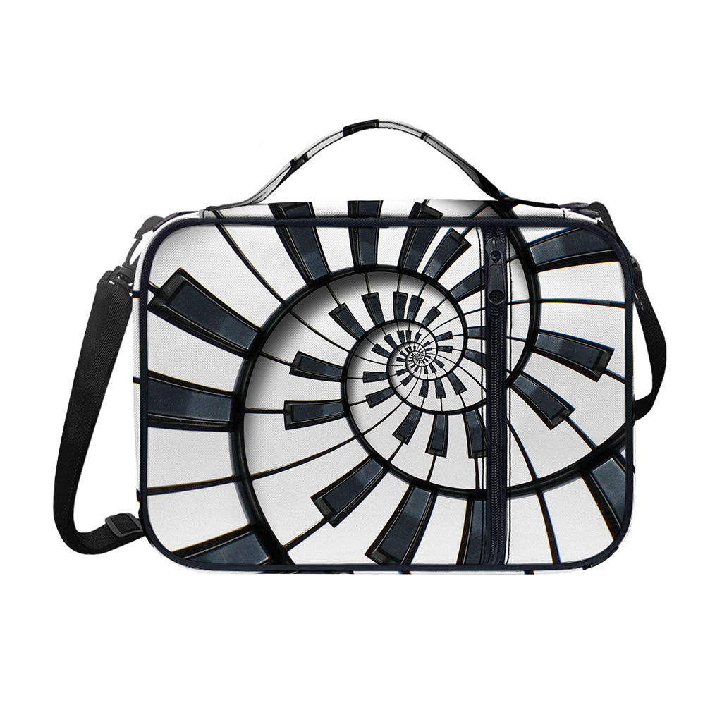 Spiral Piano Keyboard Print Shoulder Strap Bible Bag