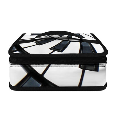 Spiral Piano Keyboard Print Small Lunch Bag