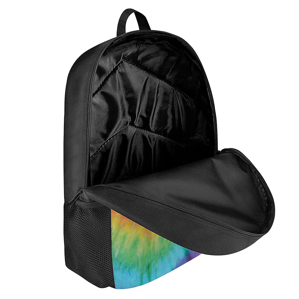 Spiral Tie Dye Print 17 Inch Backpack