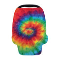 Spiral Tie Dye Print Baby Seat Cover
