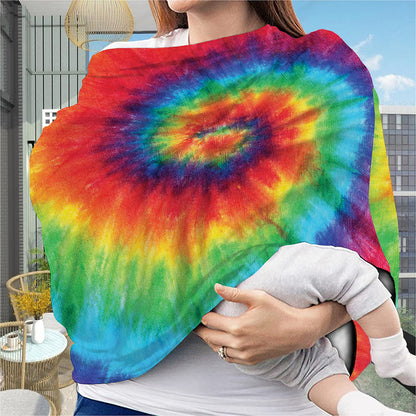 Spiral Tie Dye Print Baby Seat Cover